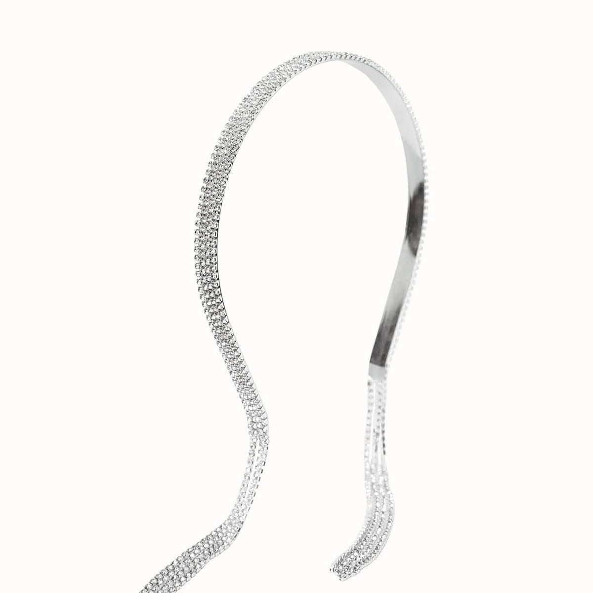 Holly Crystal Chain Headband