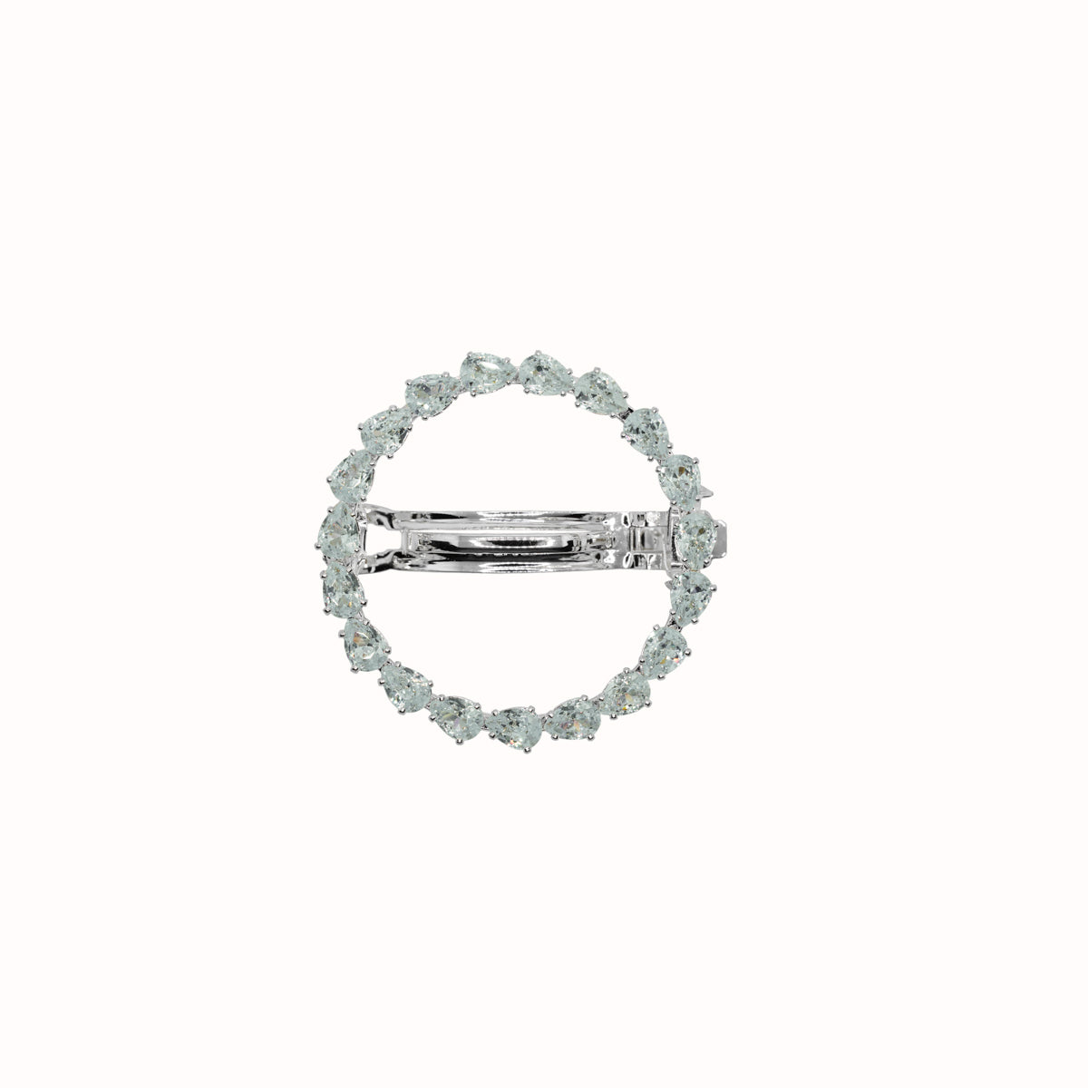 Tear Drop Sphere Barrette
