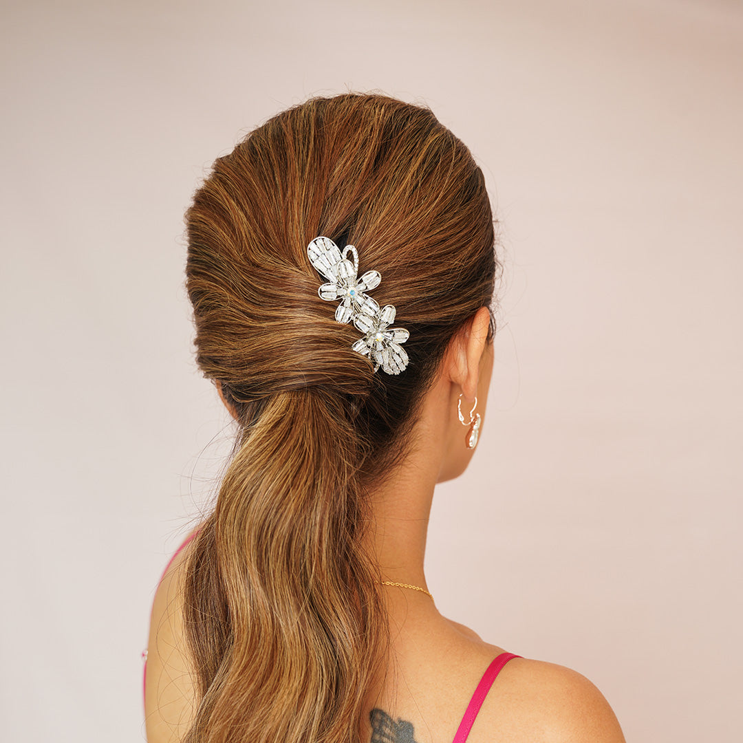 Petal Crystal Barretteknotmepretty