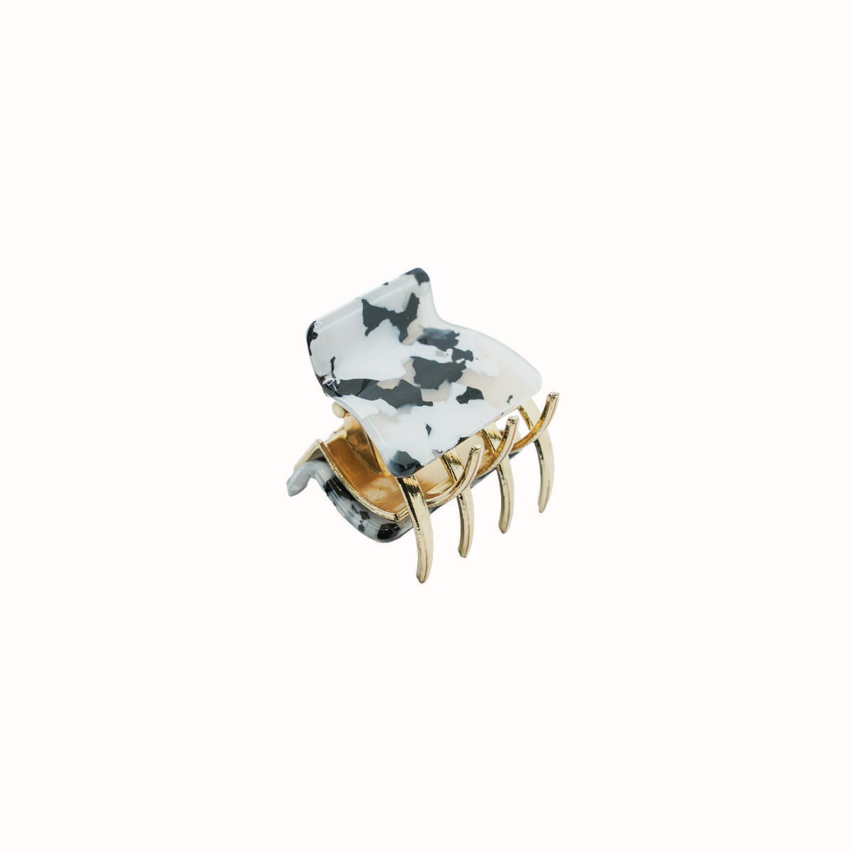 Heidi Flecked Rectangle Claw Clip (Mini)