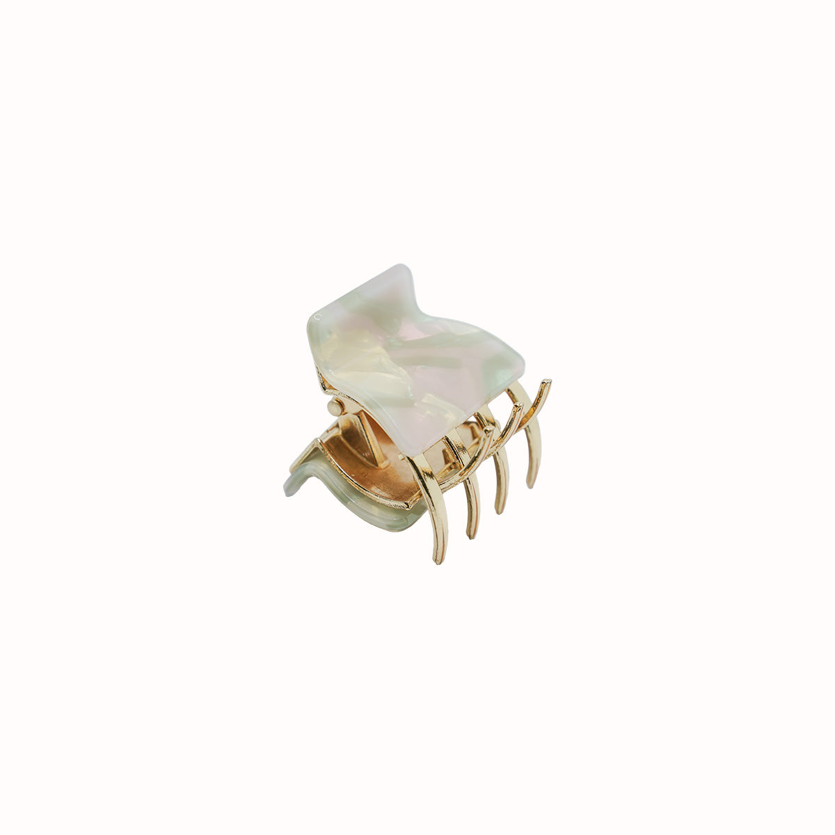Heidi Flecked Rectangle Claw Clip (Mini)