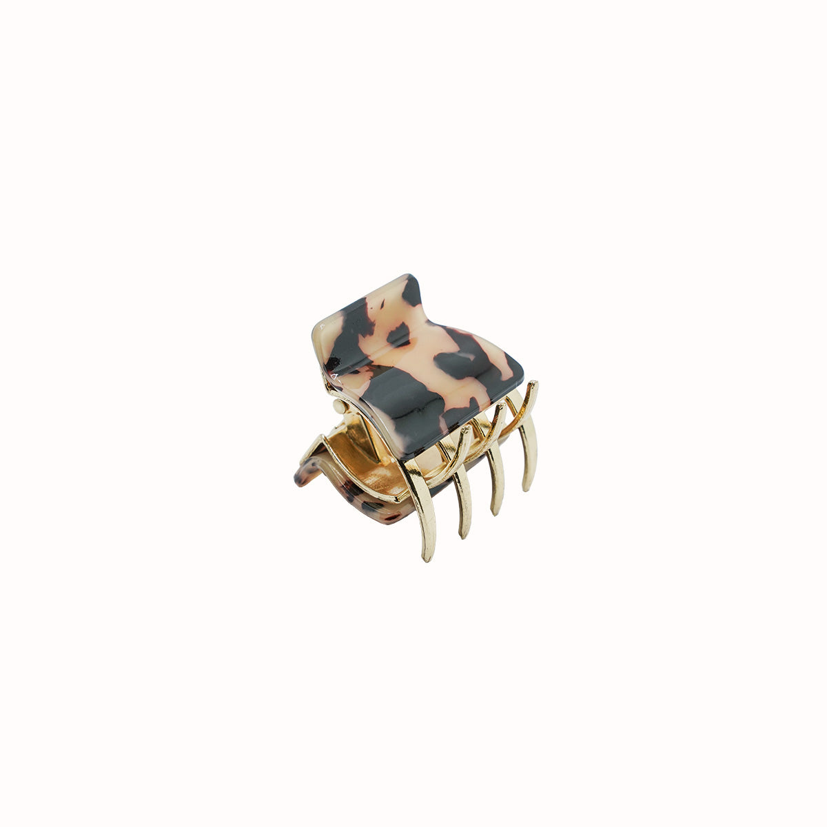 Heidi Flecked Rectangle Claw Clip (Mini)