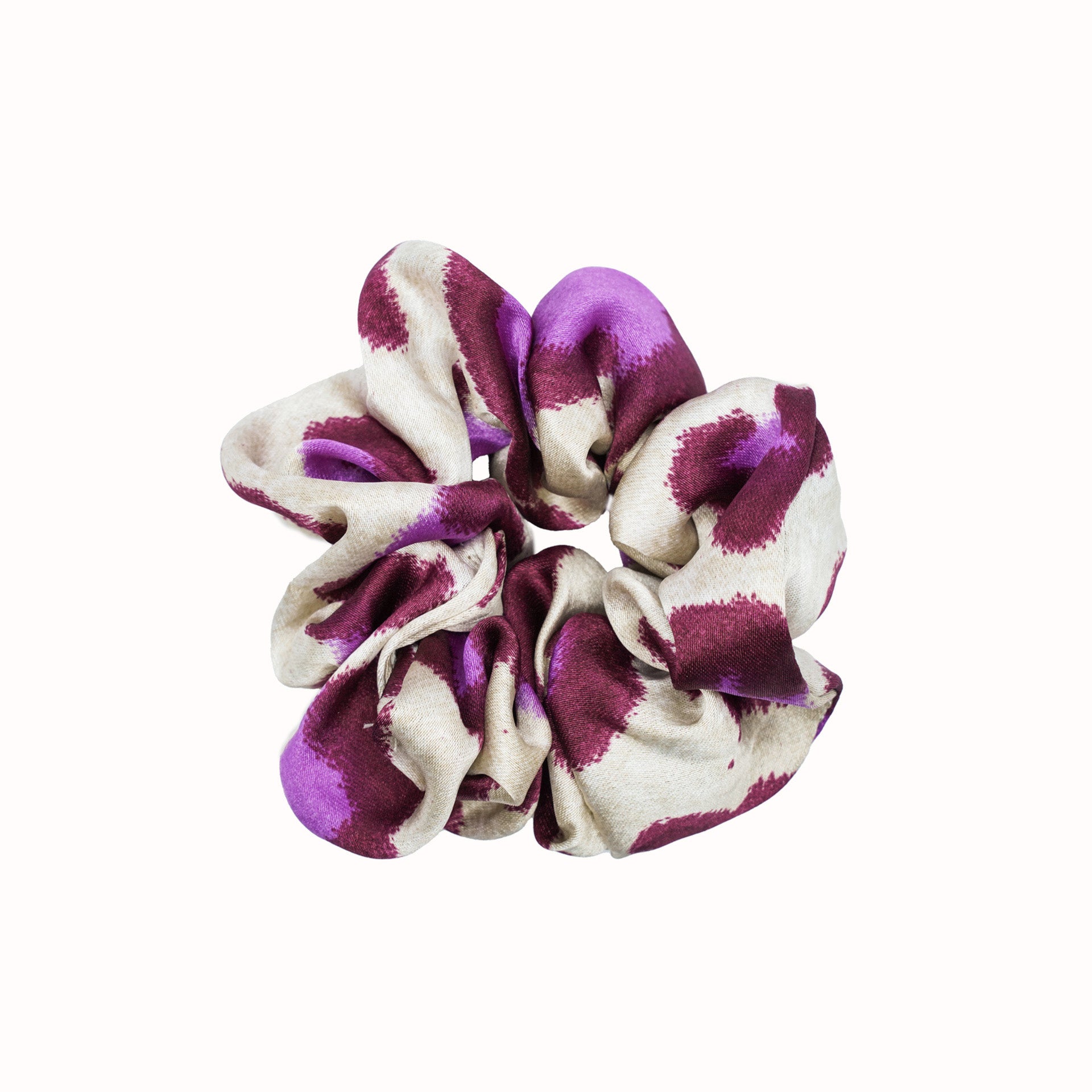 Satin Printed Scrunchie