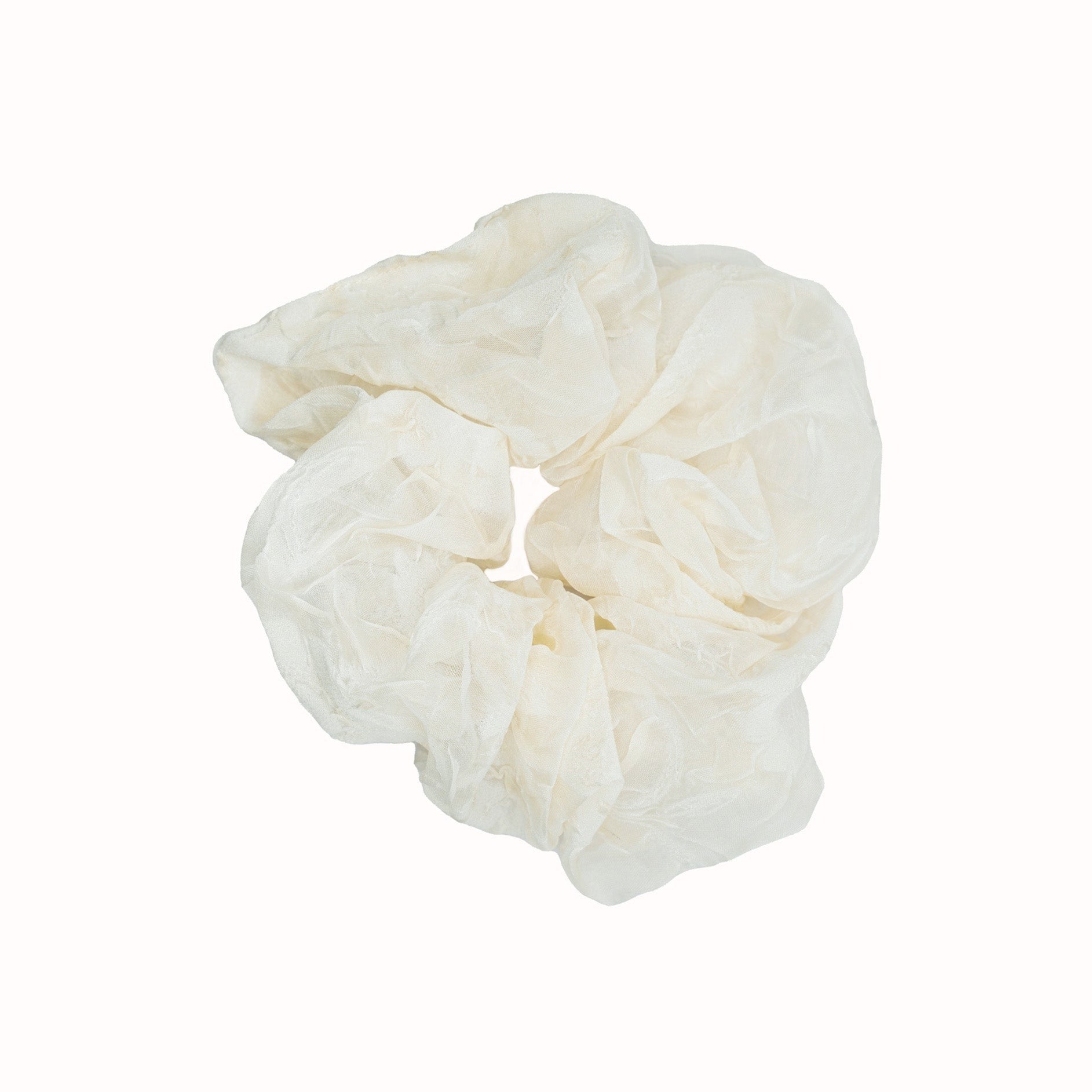 Textured Chiffon Scrunchie