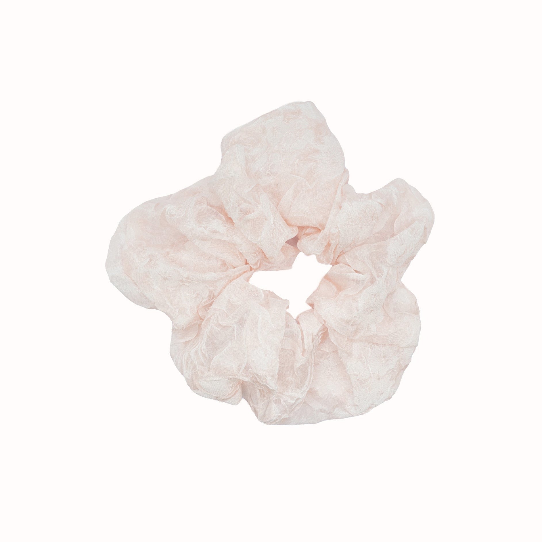 Textured Chiffon Scrunchie