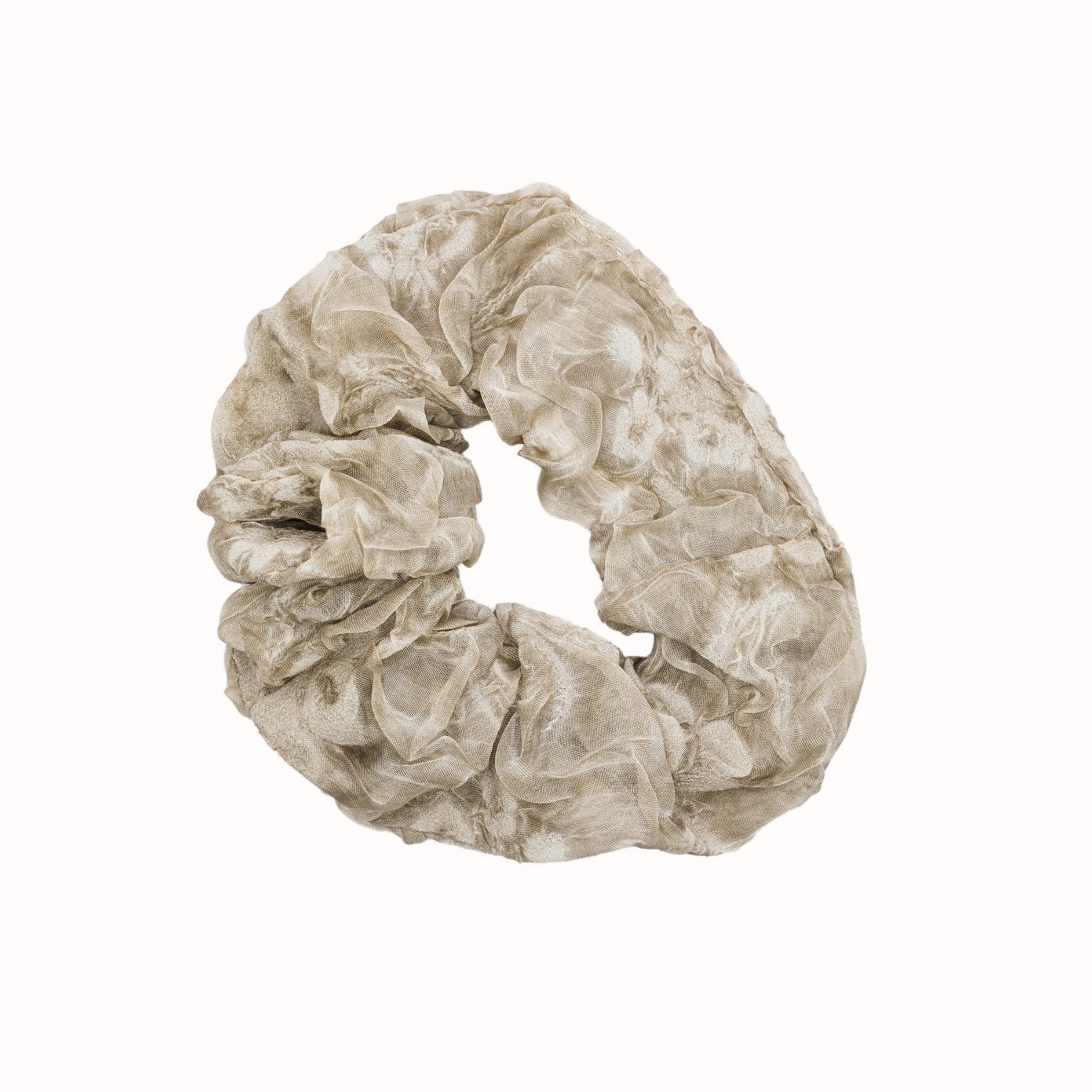 Textured Chiffon Scrunchie