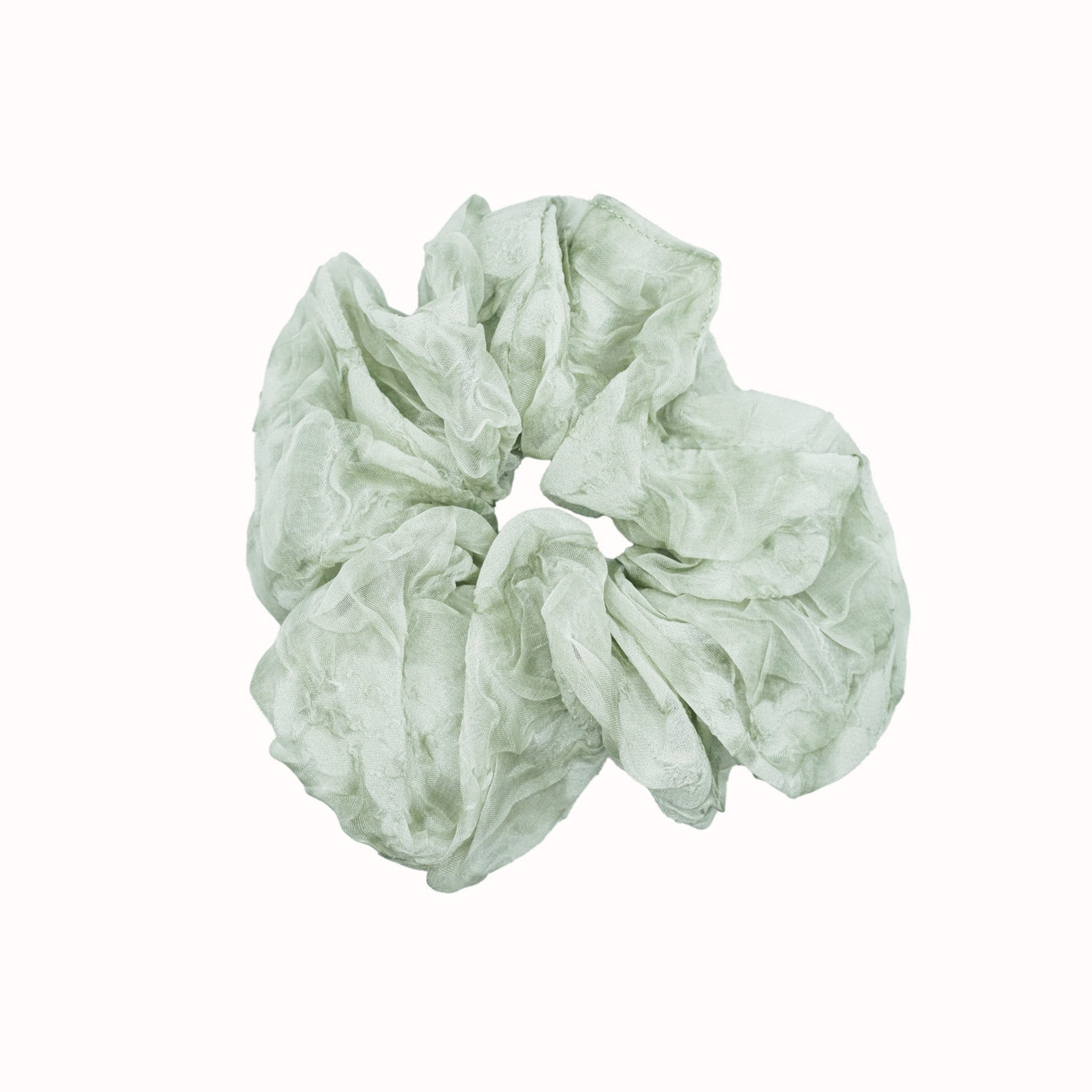 Textured Chiffon Scrunchie