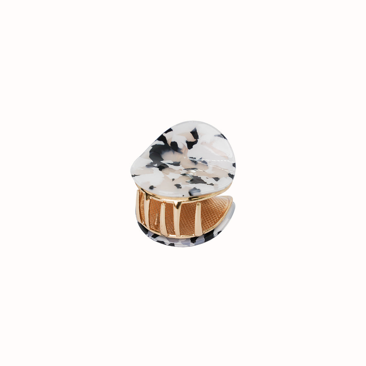Lottie Flecked Round Claw Clip (Mini)