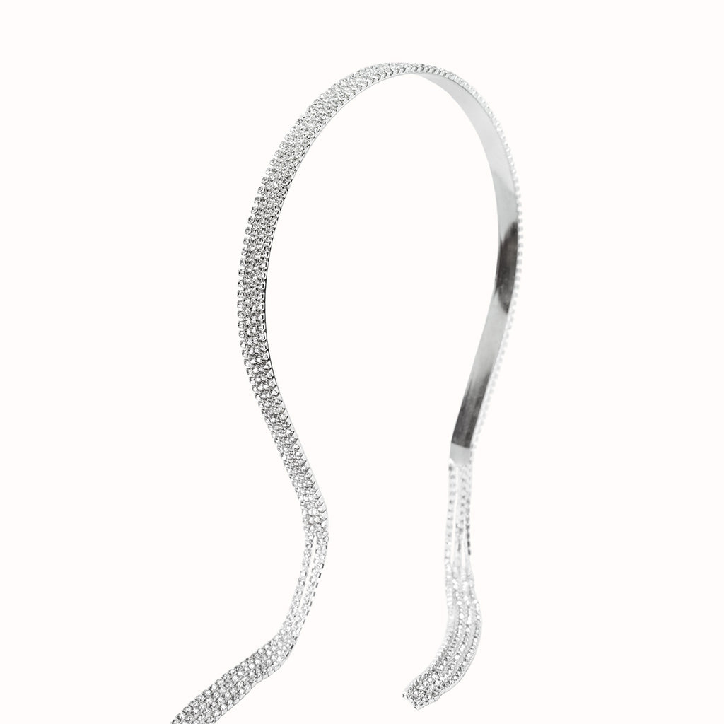 Holly Crystal Chain Headband