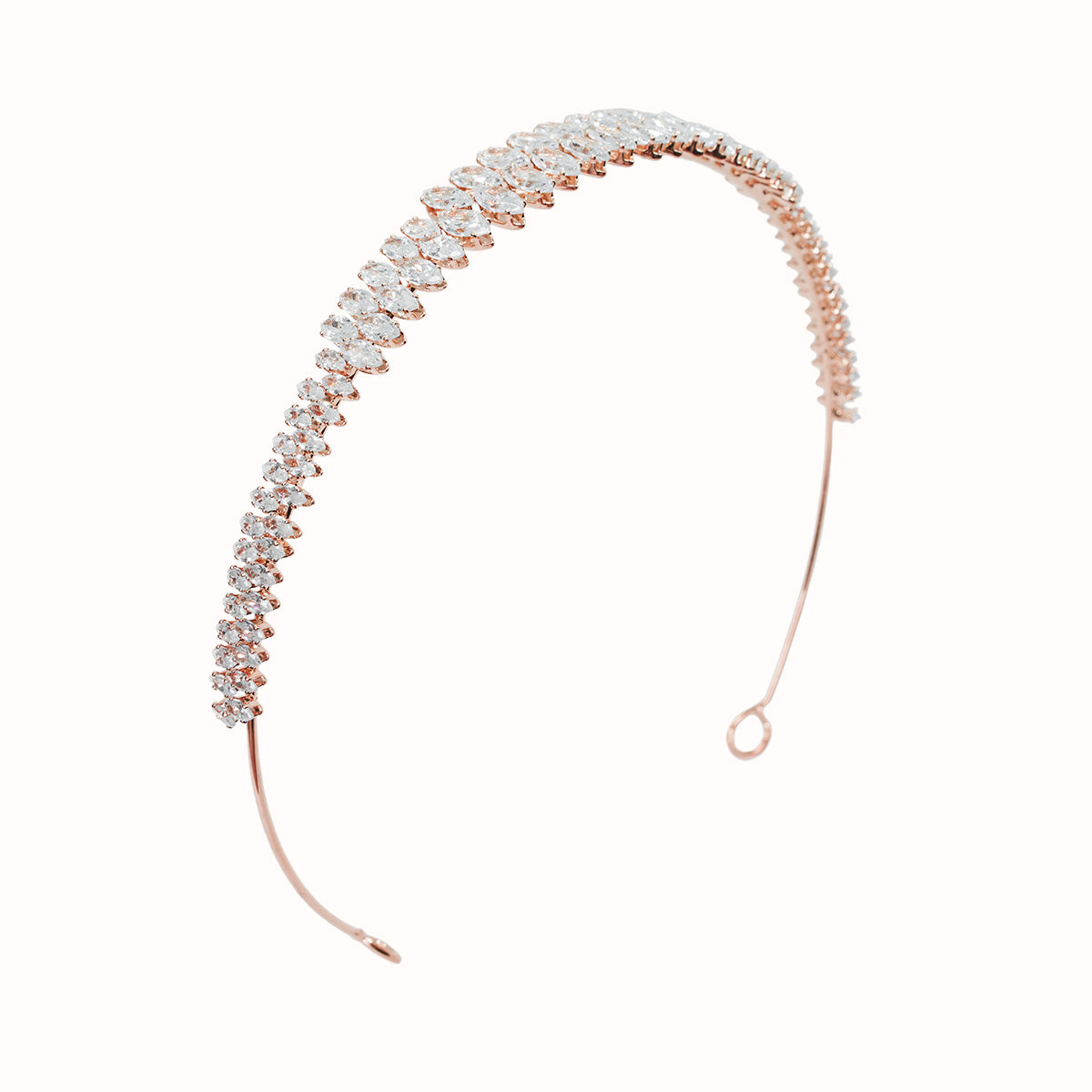 Elodie Crystal Crown Headband