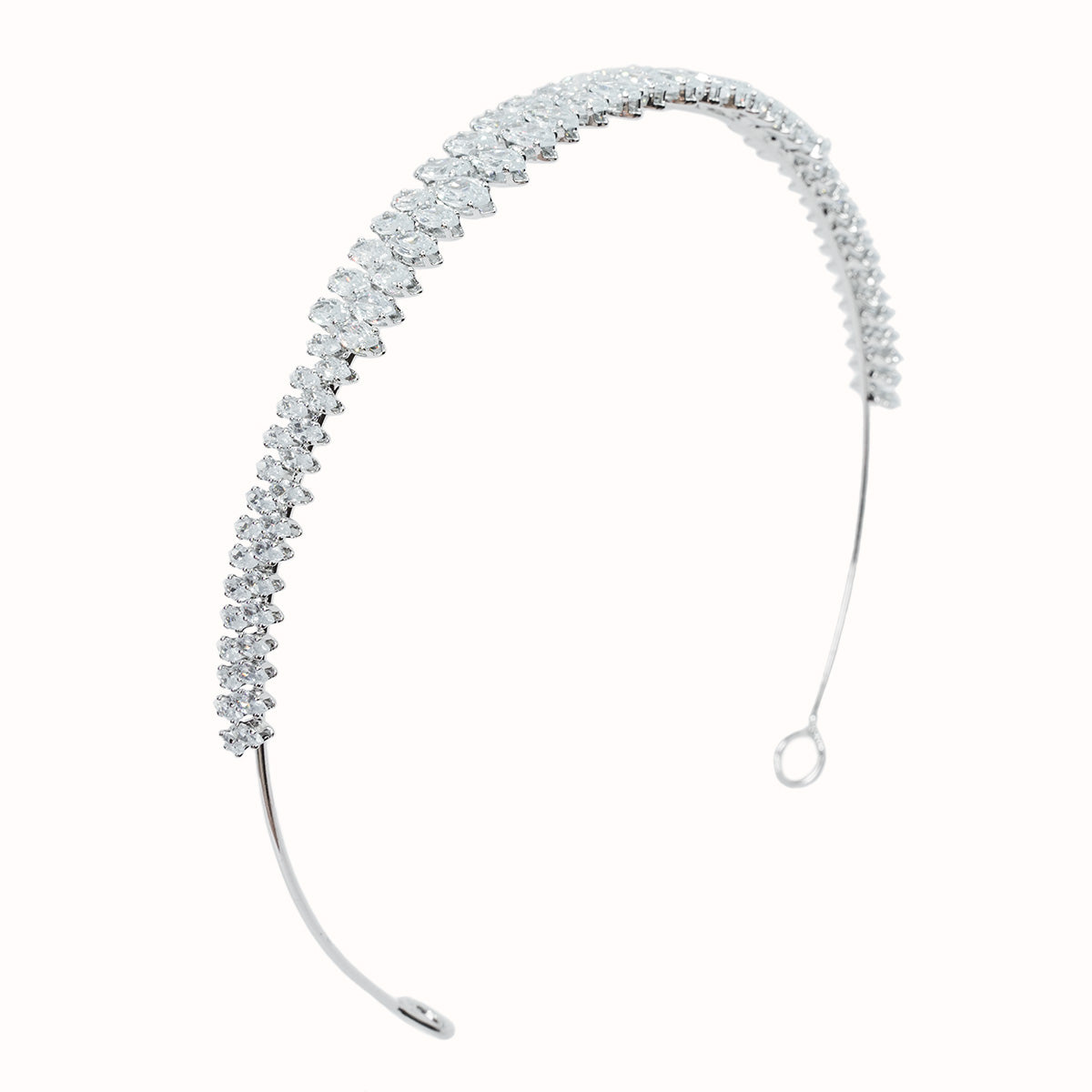 Elodie Crystal Crown Headband