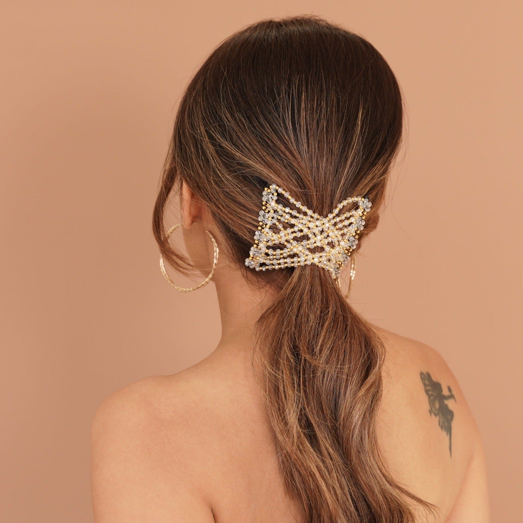 Beaded Double Sided Hair Comb