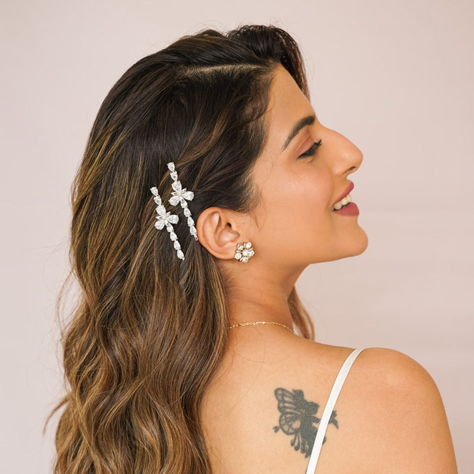 Crystal Bow Hair Pinknotmepretty