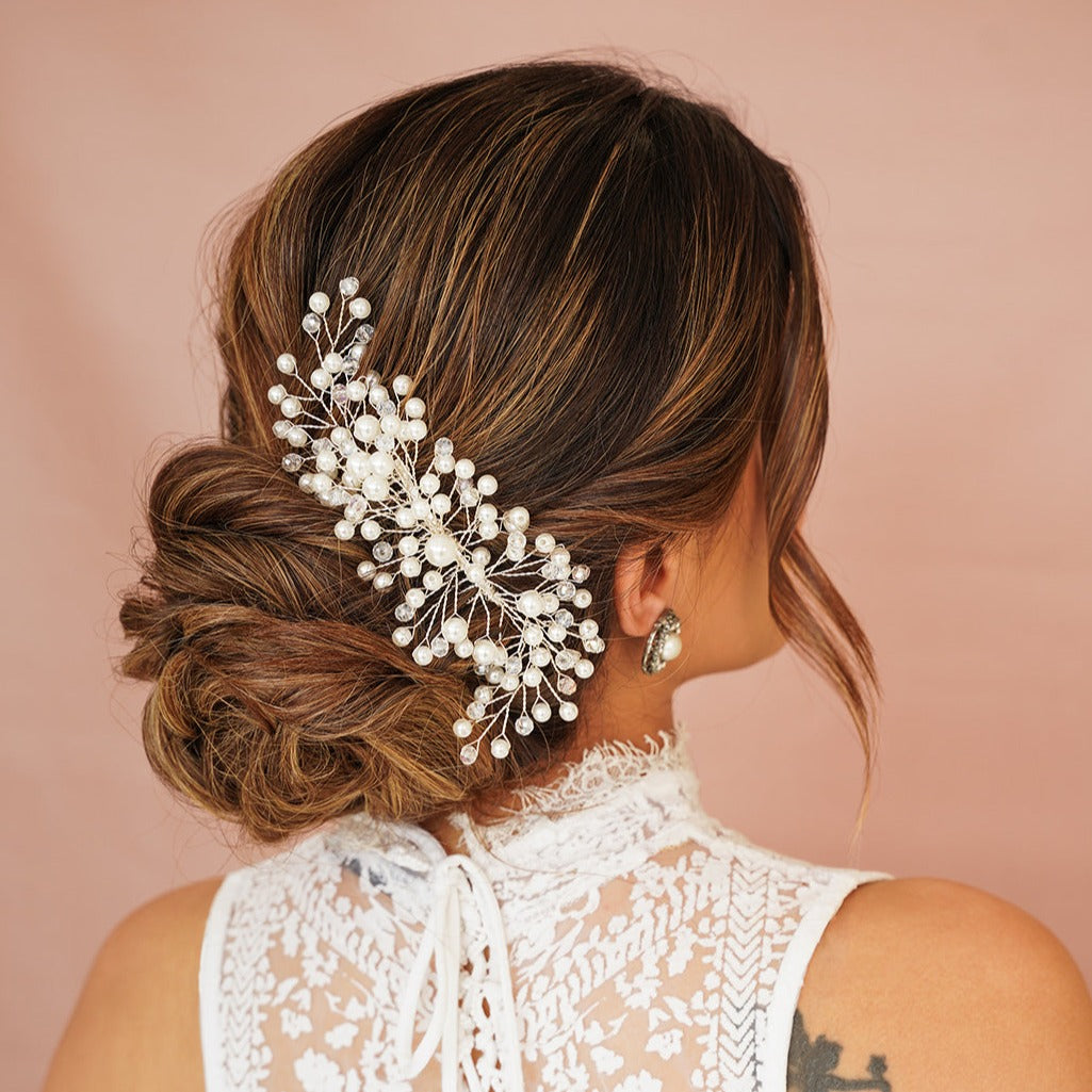 Galaxy Of Pearls Hair Combknotmepretty