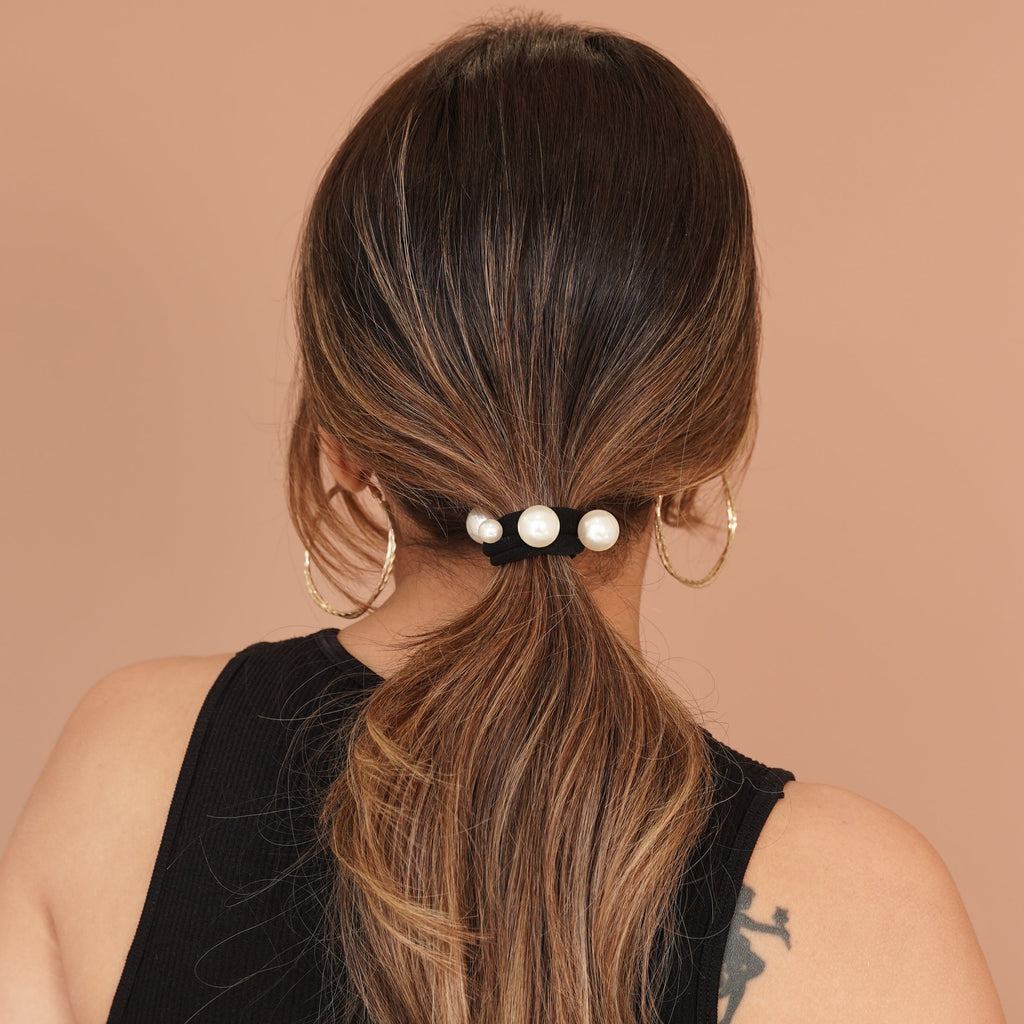 Pearl Beaded Hair Tie ( Pack of 2 )