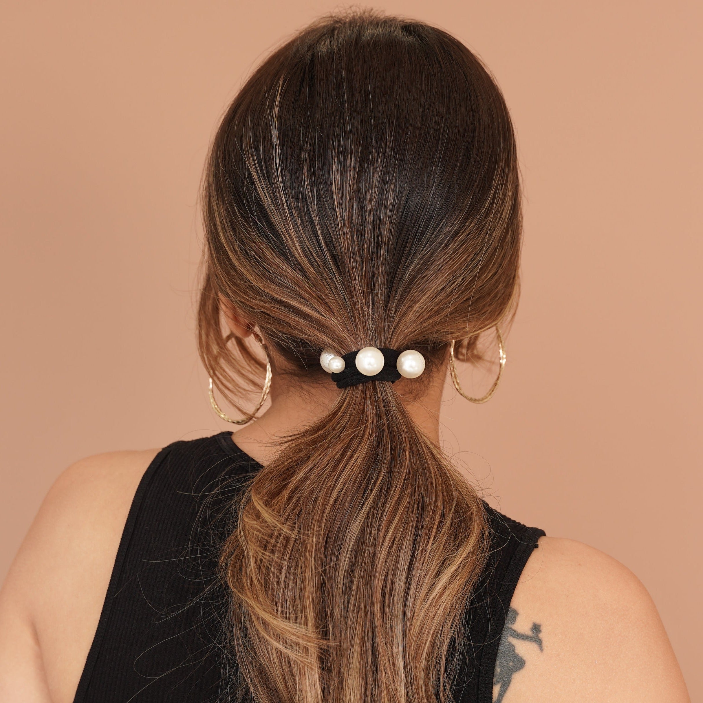 Pearl Beaded Hair Tie ( Pack of 2 )