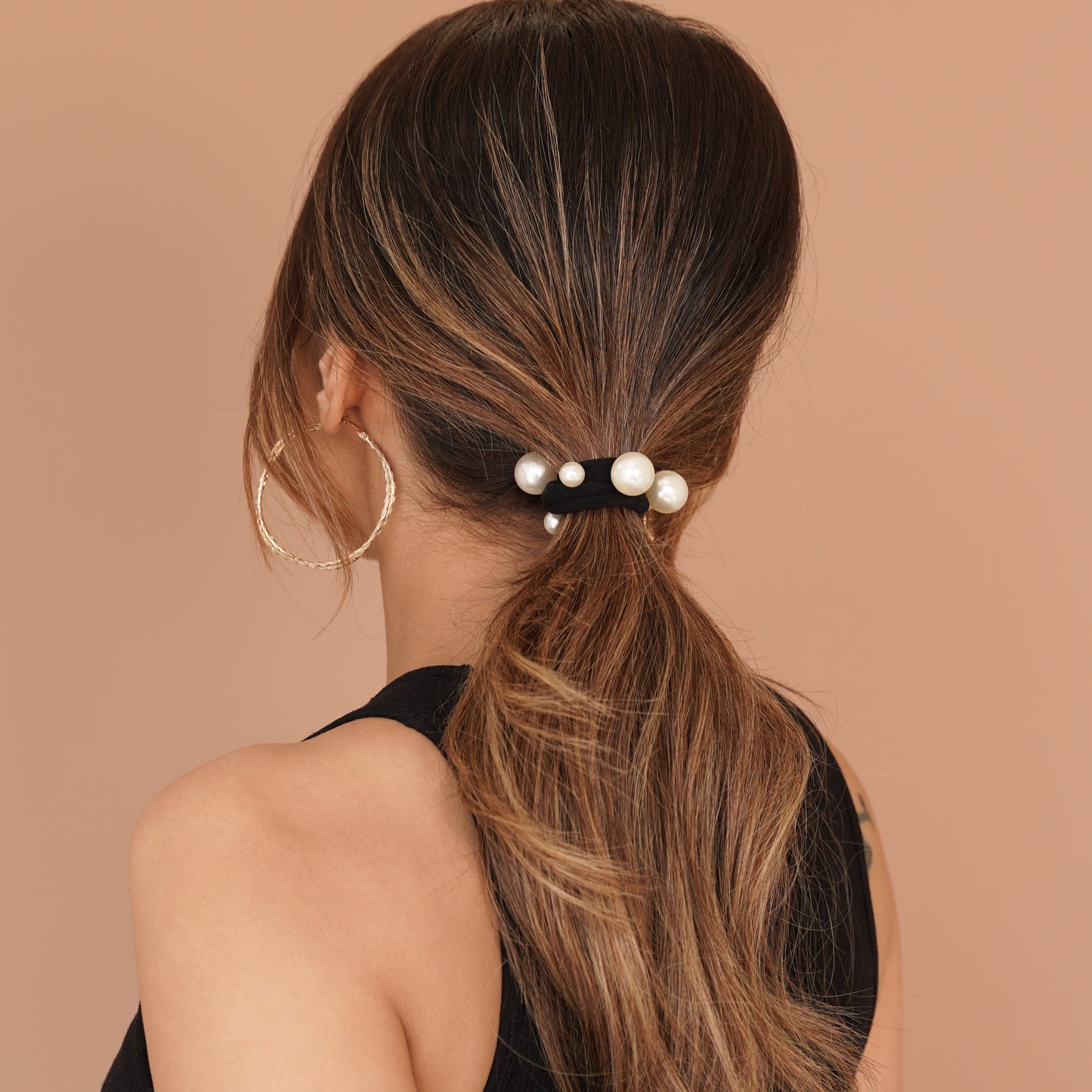 Pearl Beaded Hair Tie ( Pack of 2 )