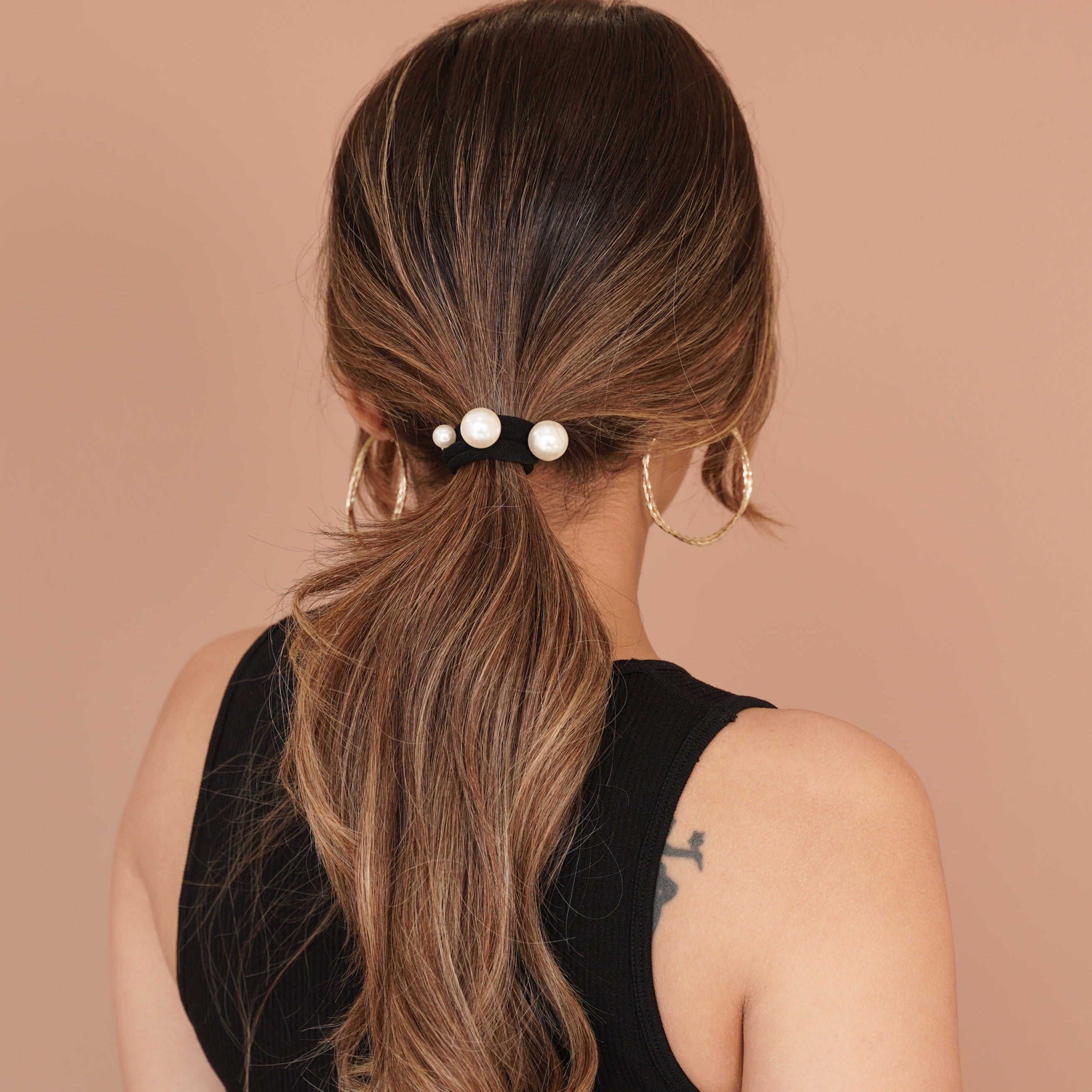 Pearl Beaded Hair Tie ( Pack of 2 )