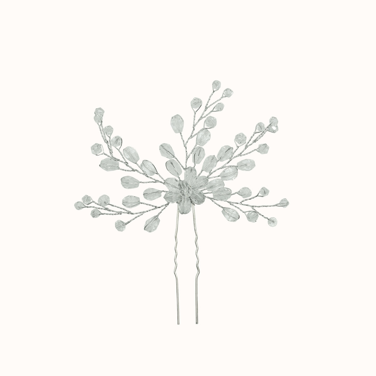 Glass Pearl Studded Hair Pin