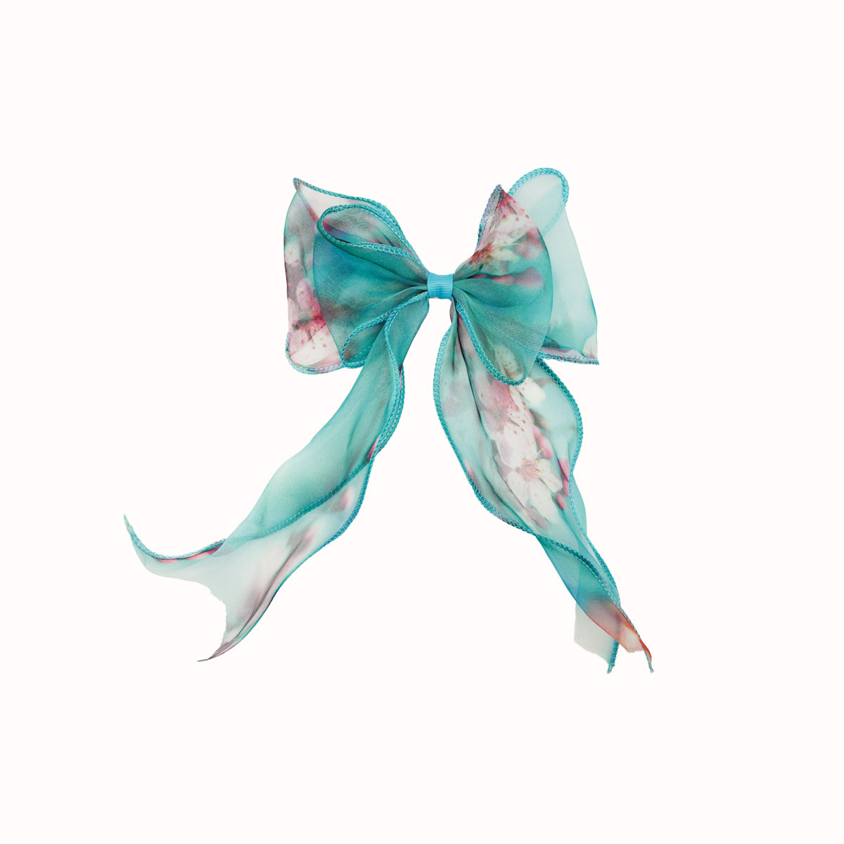 Organza Floral Hair Bow