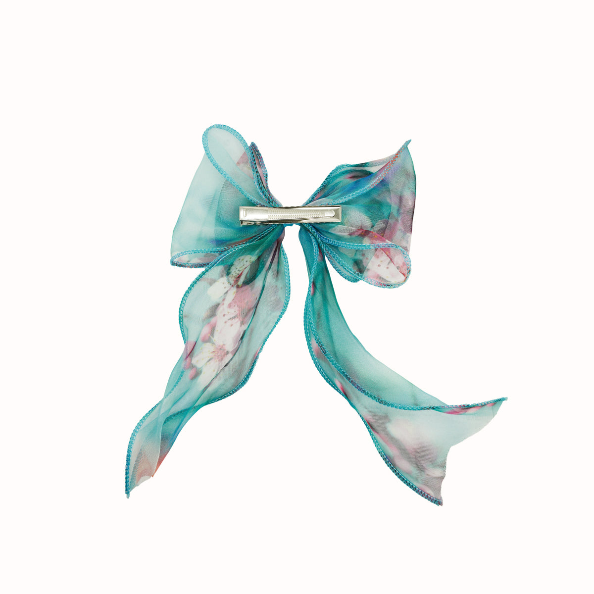 Organza Floral Hair Bow