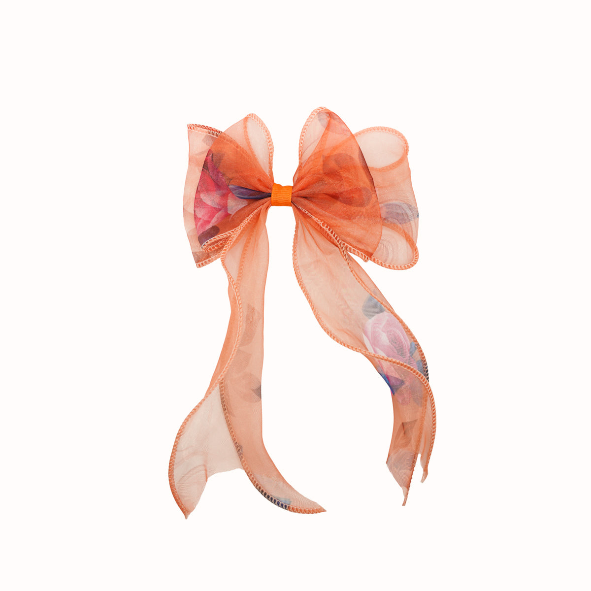 Organza Floral Hair Bow