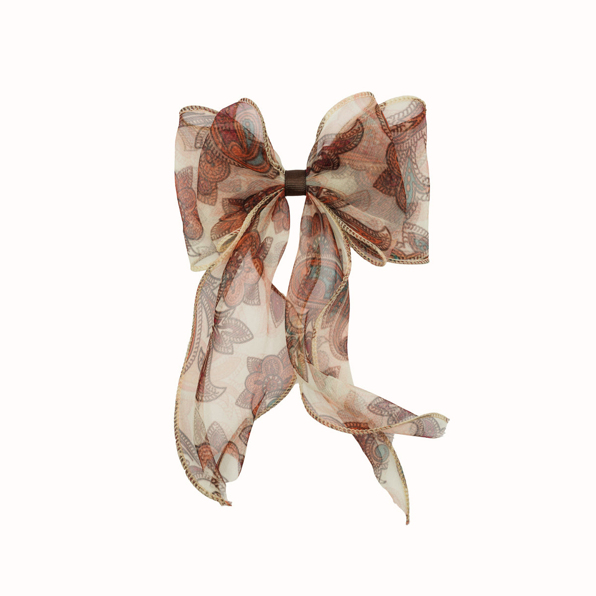 Organza Floral Hair Bow