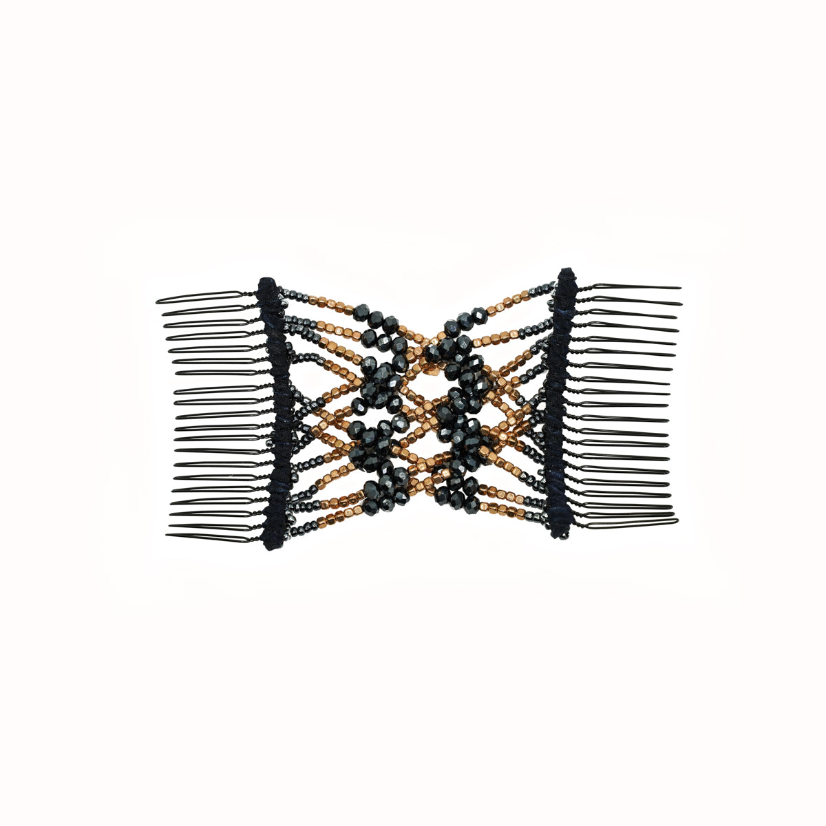 Beaded Double Sided Hair Comb