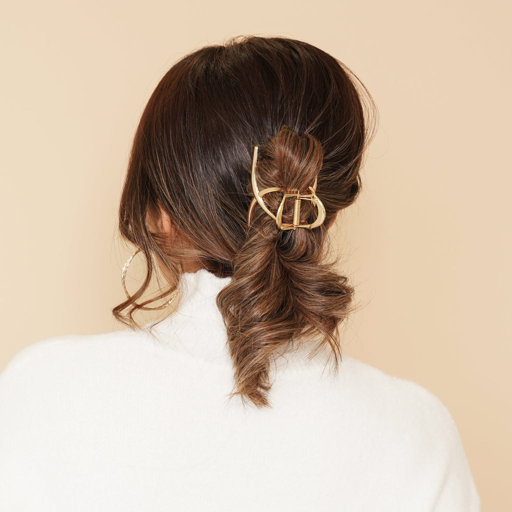 Ariana Metallic Loop Claw Clip (Large)