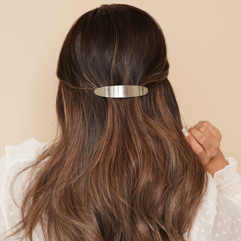Scarlett Classic Metallic Barrette | Best Barrettes for Thin Hair ...