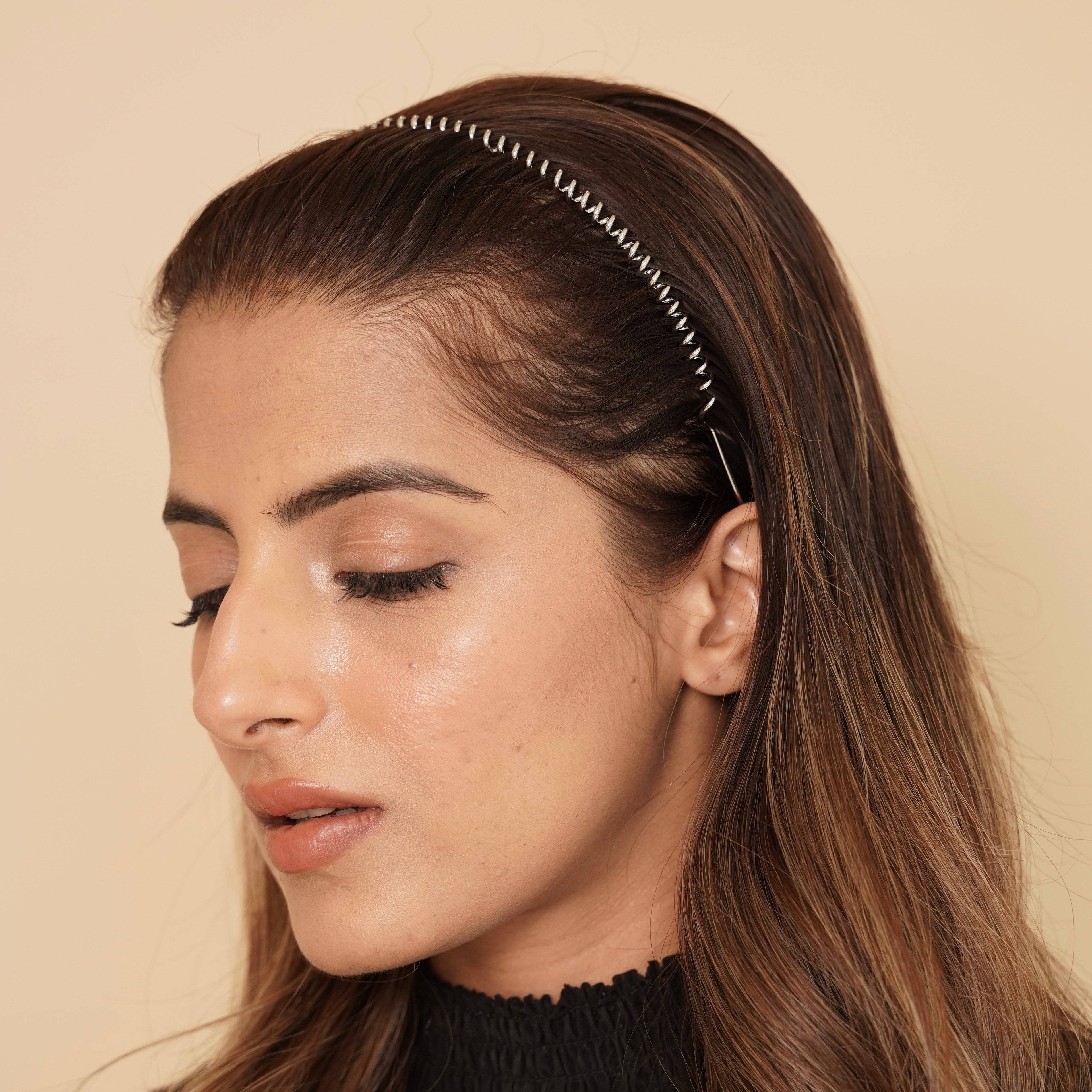 Amara Silver Spring Hair Band (Set of 3)