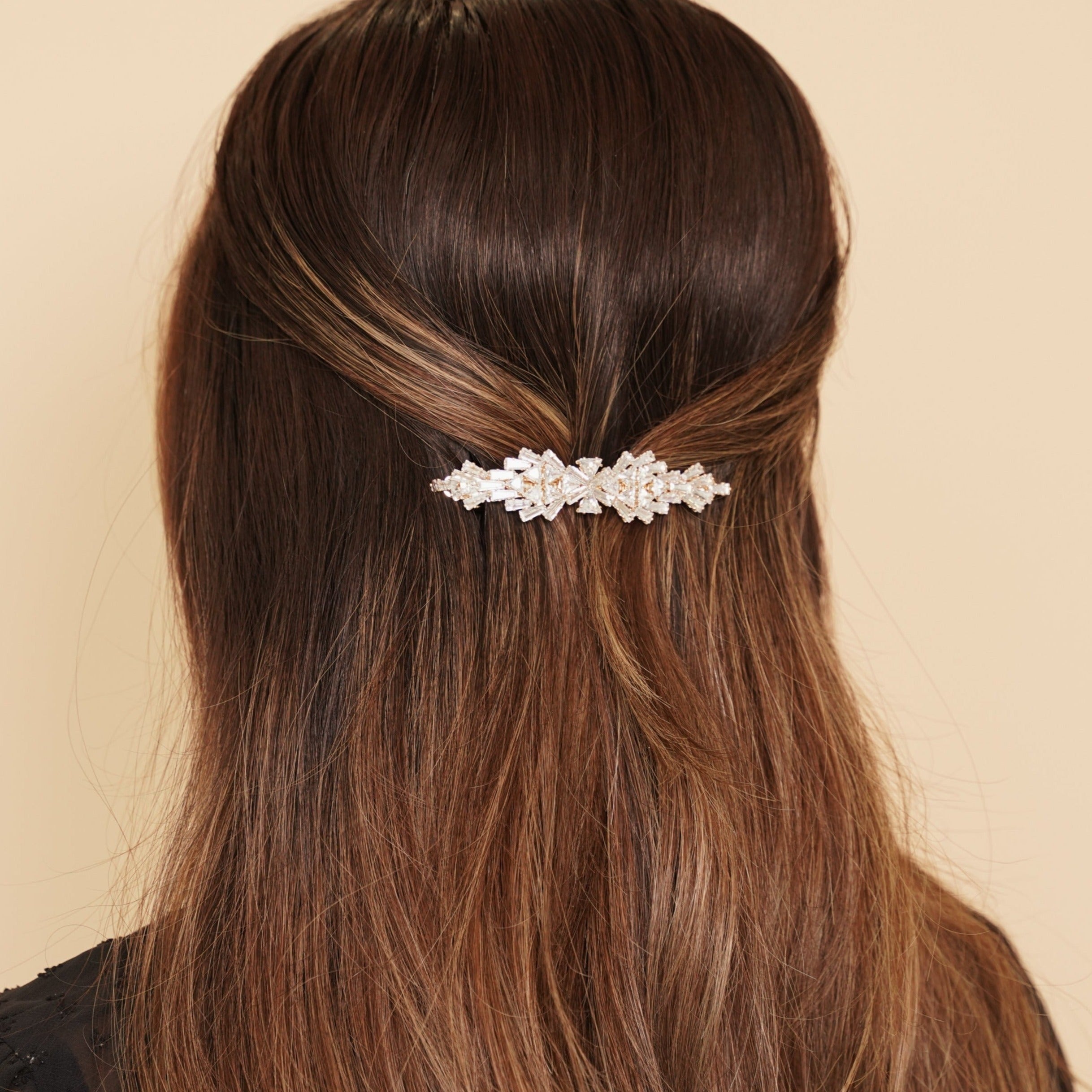 Bejeweled Crystal Hair Barrette