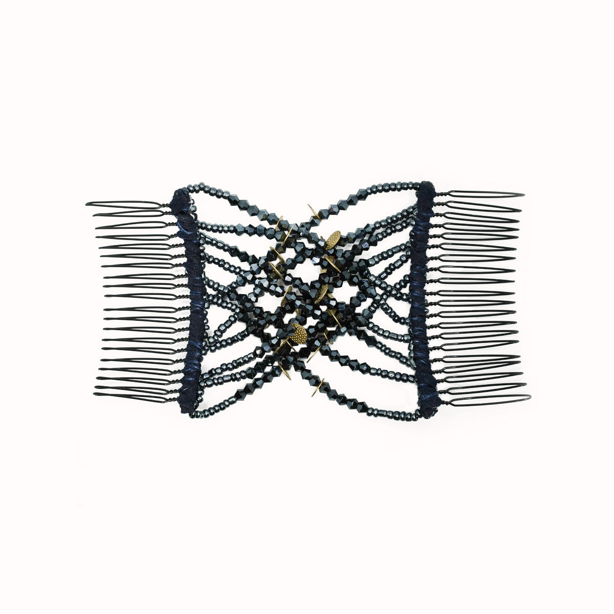 Beaded Double Sided Hair Comb