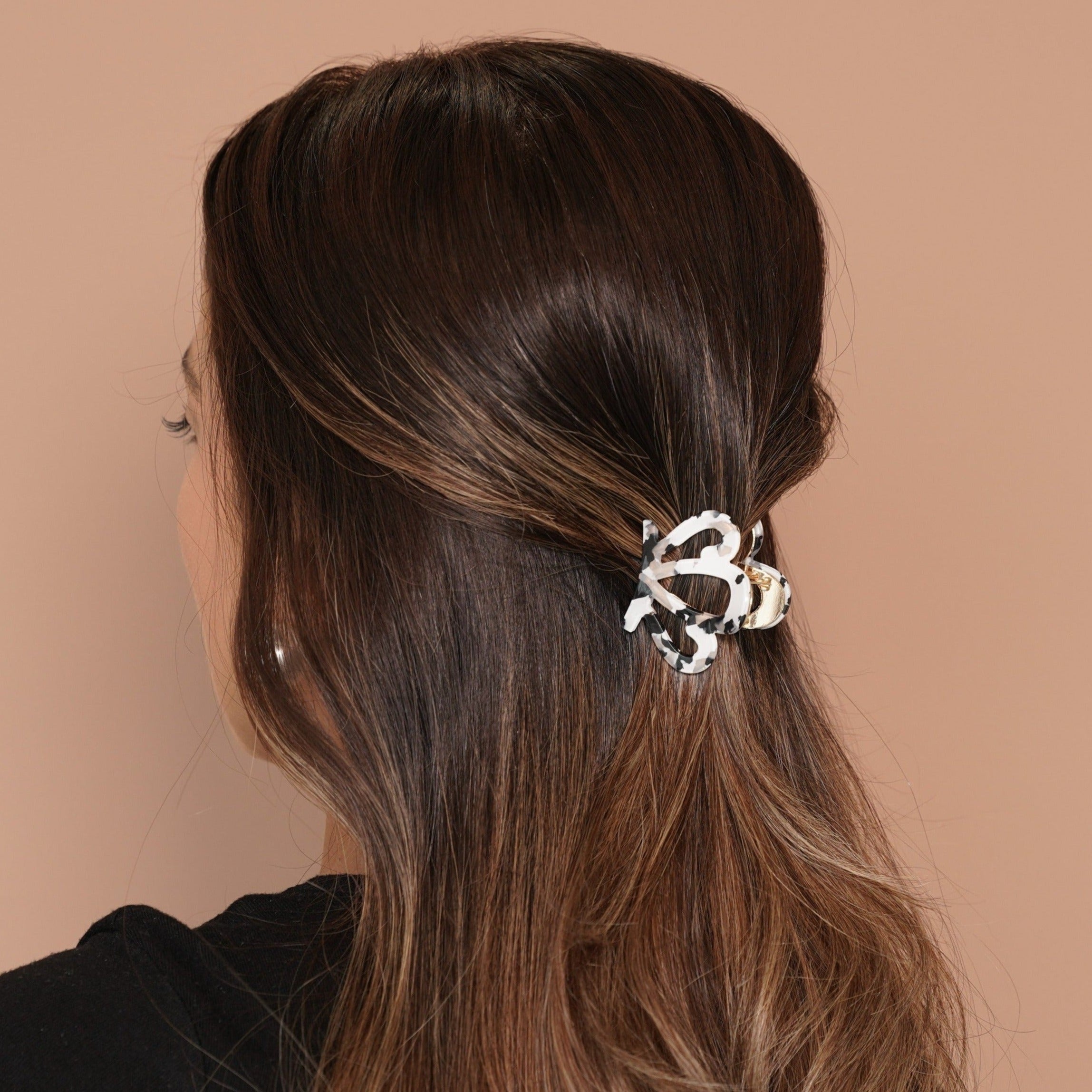 Jasmine Crown Claw Clip ( Mini )