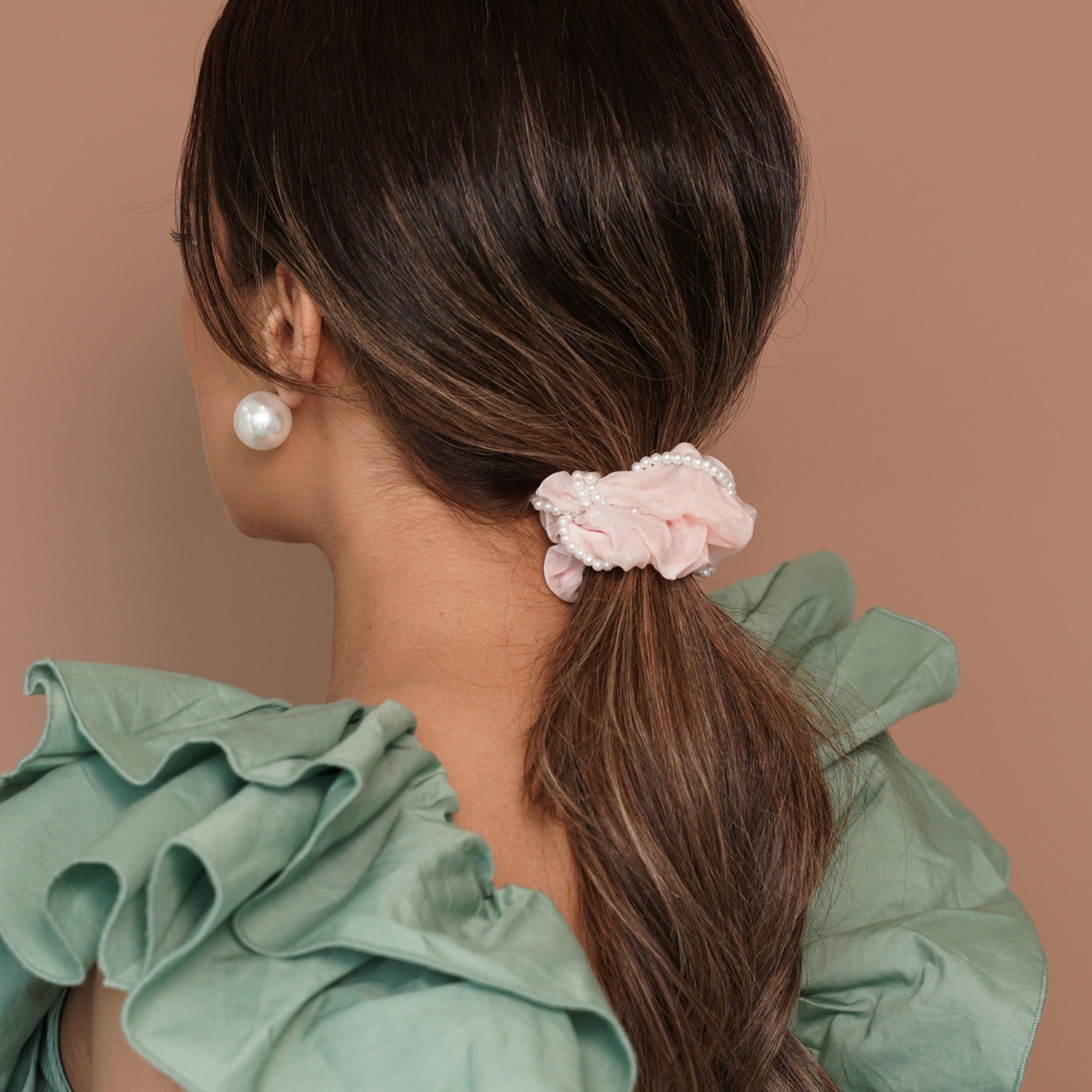 Paige Pearl Stringed Scrunchie