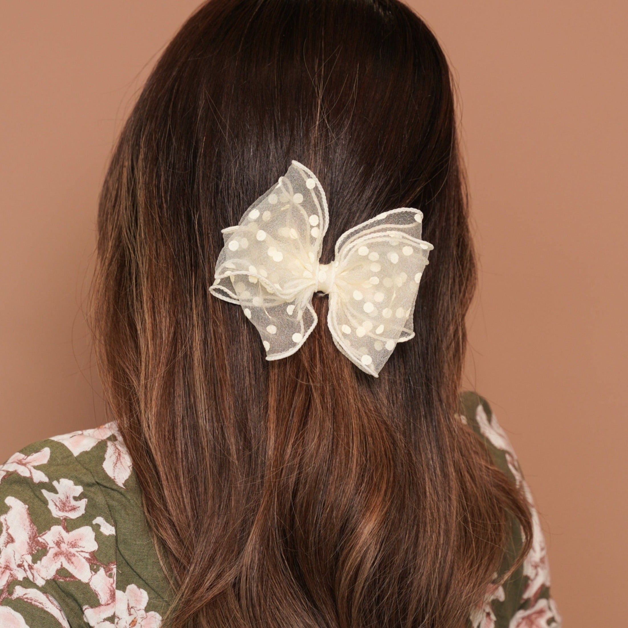 Milley Polka Dotted Hair Bows