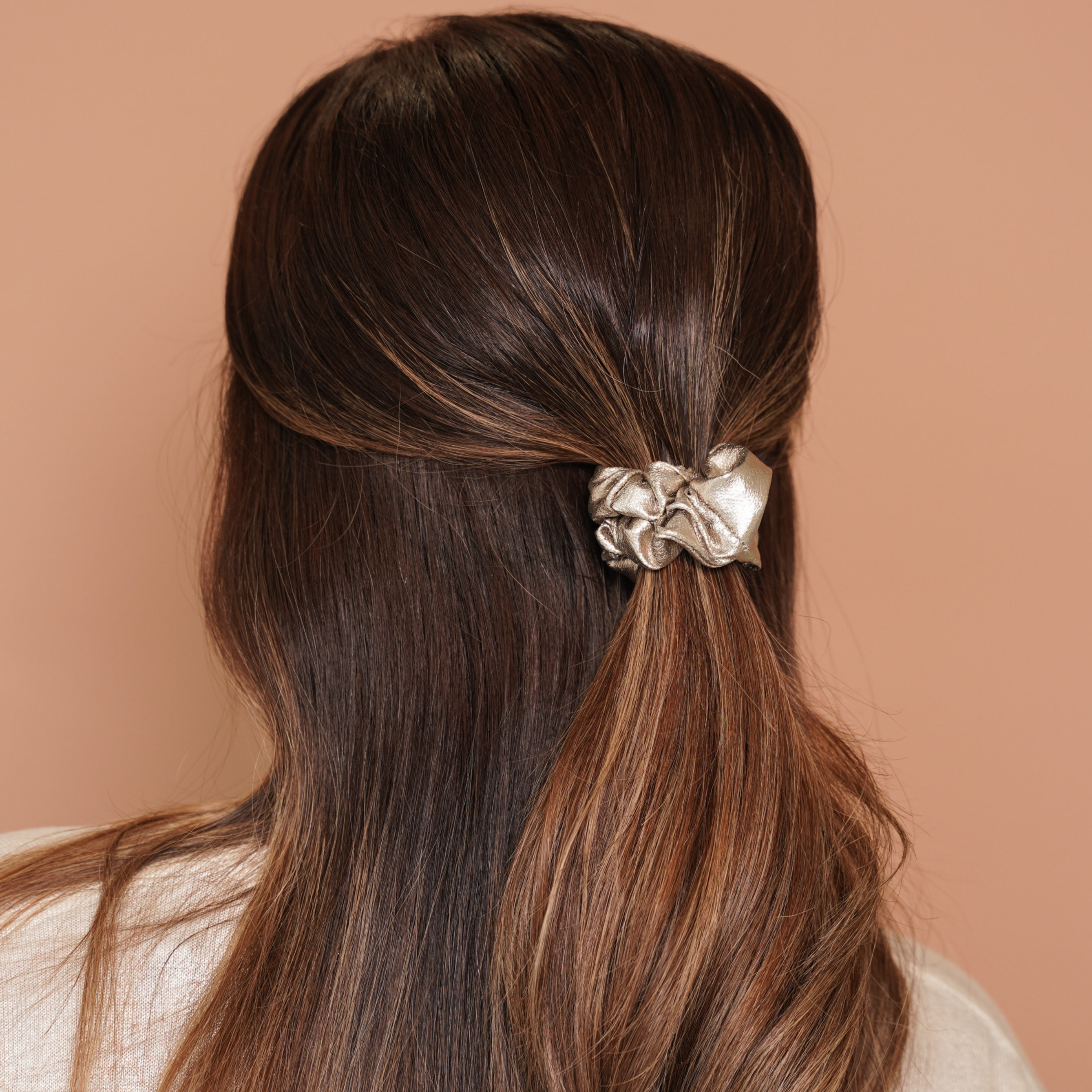 Misha Metallic Scrunchies (Set of 5)