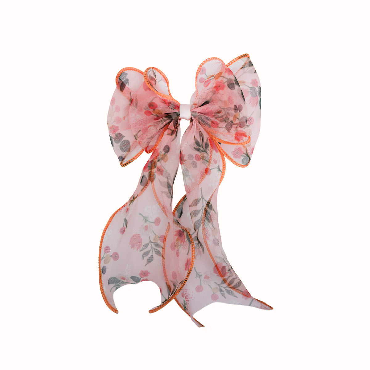 Organza Floral Hair Bow