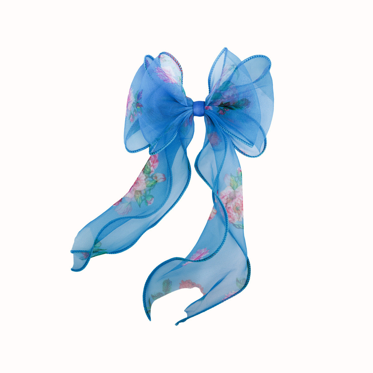 Organza Floral Hair Bow