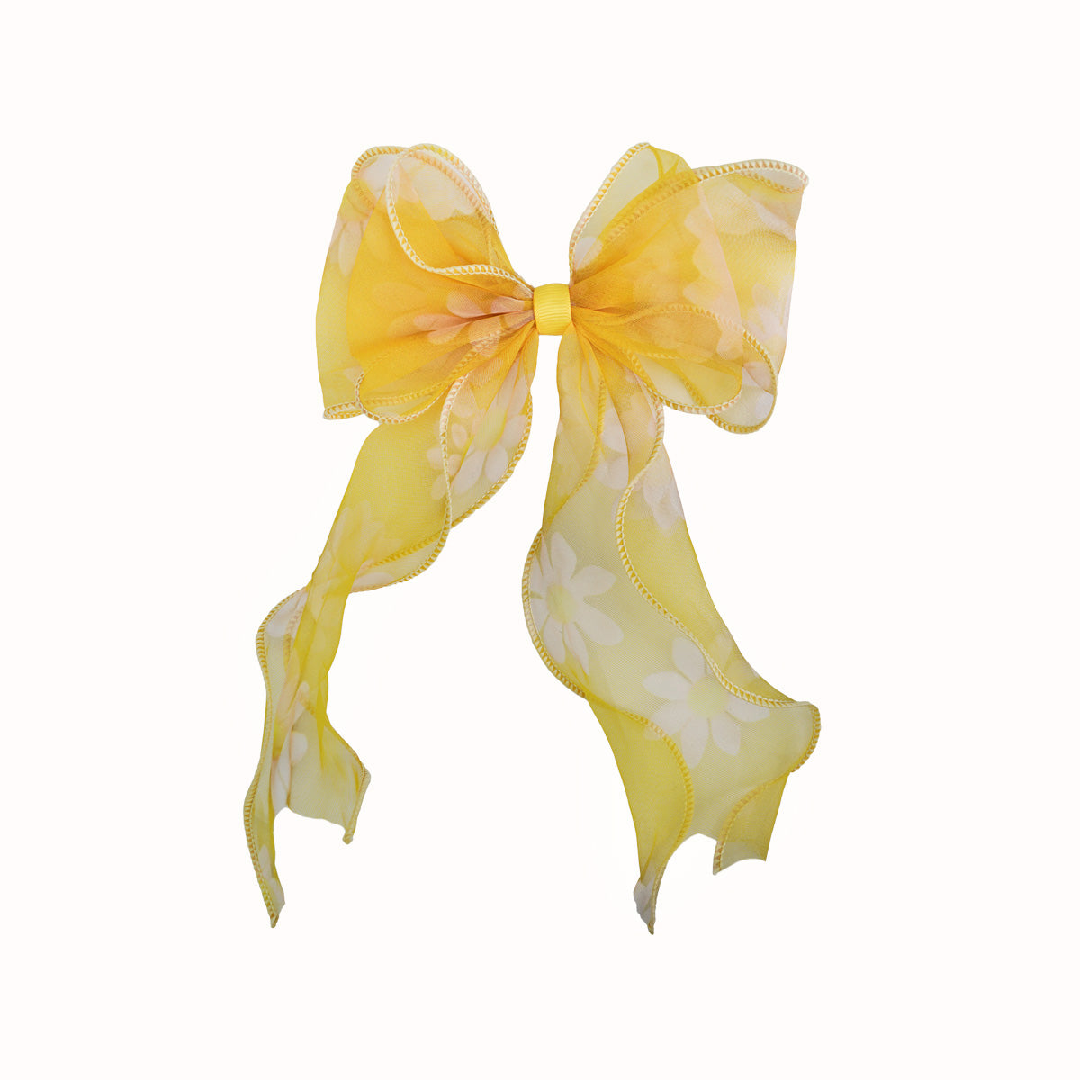 Organza Floral Hair Bow