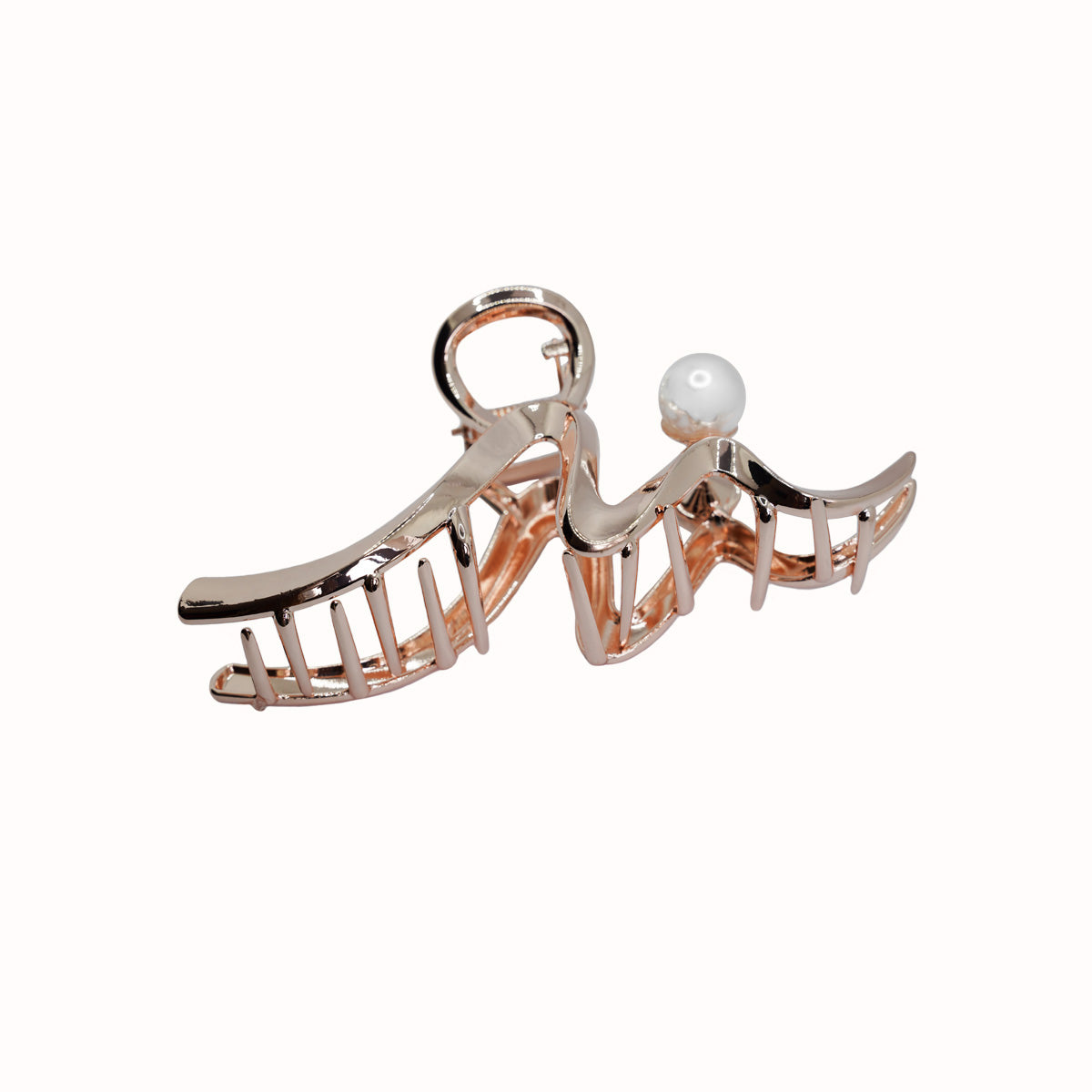 Zara Pearl Stud Claw Clip ( Large )