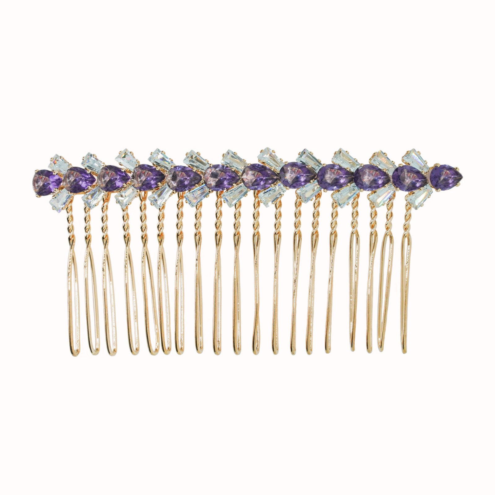 Quartz Crystal Hair Comb