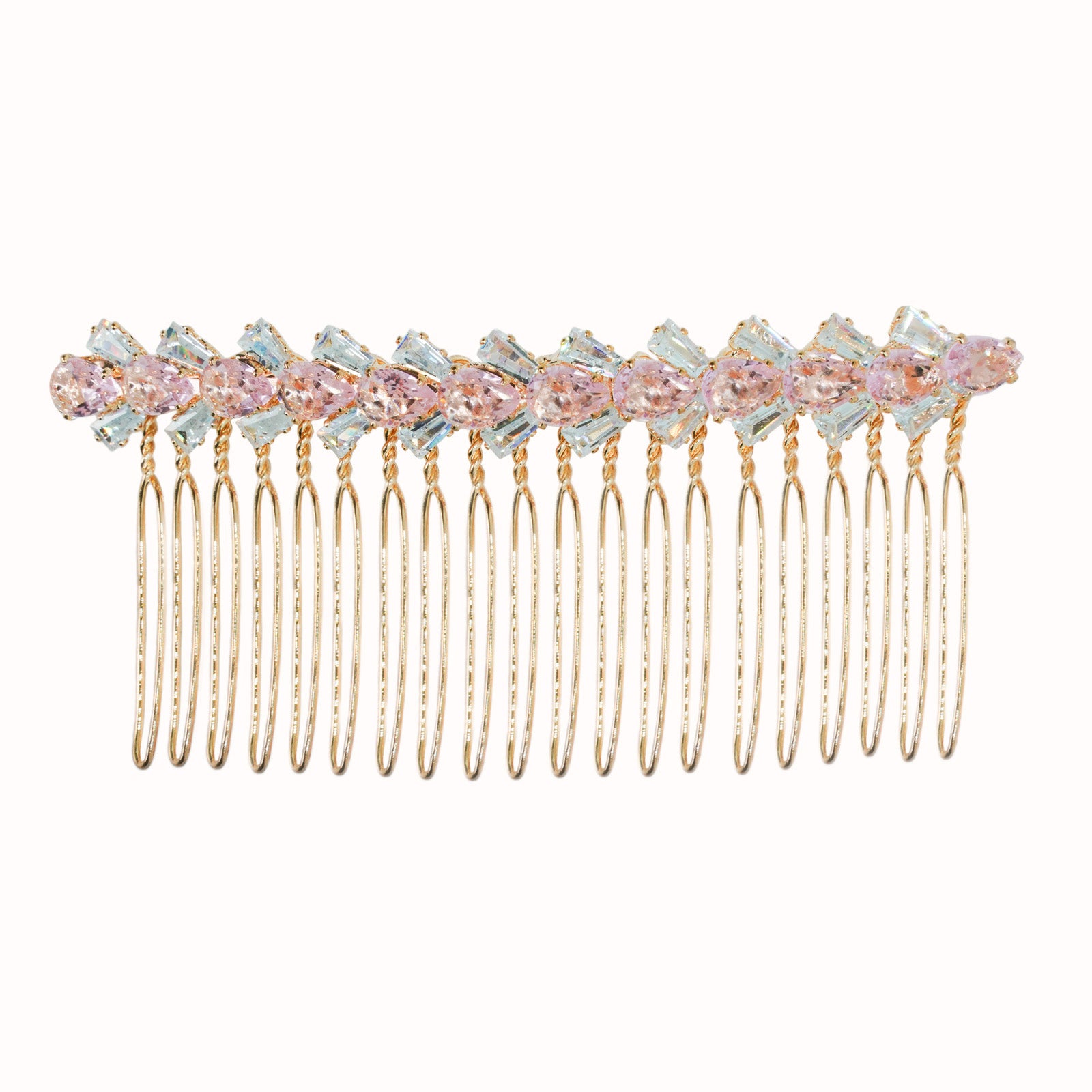 Quartz Crystal Hair Comb