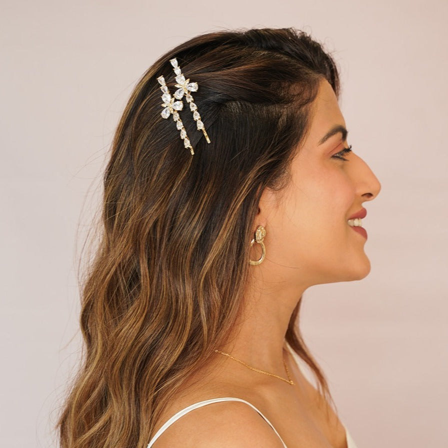 Crystal Bow Hair Pinknotmepretty