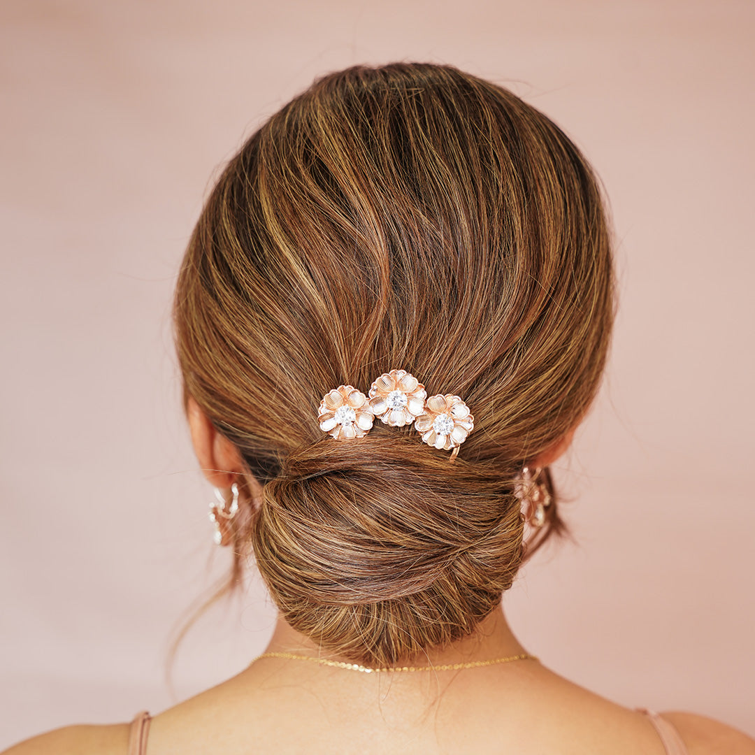 Three Roses Hair Combknotmepretty