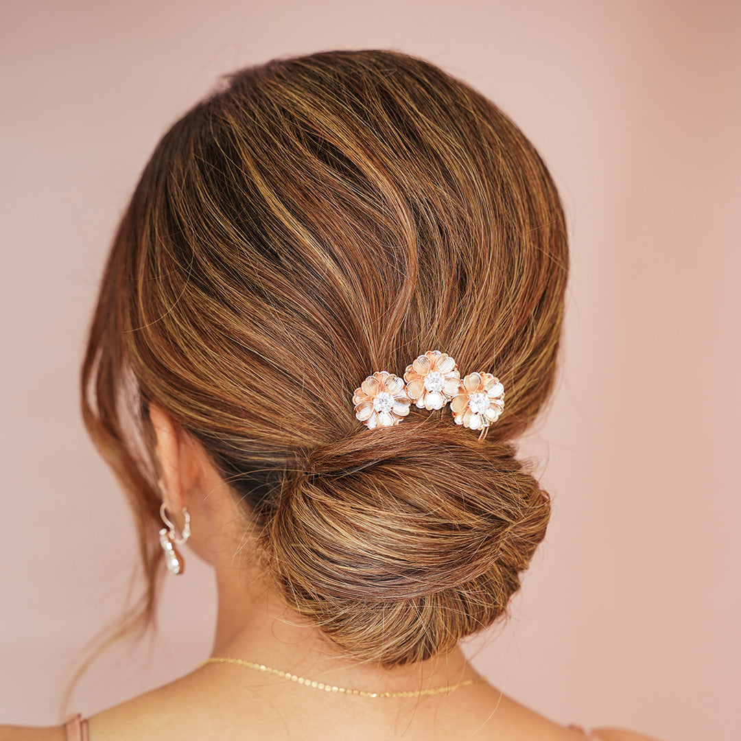 Three Roses Hair Combknotmepretty